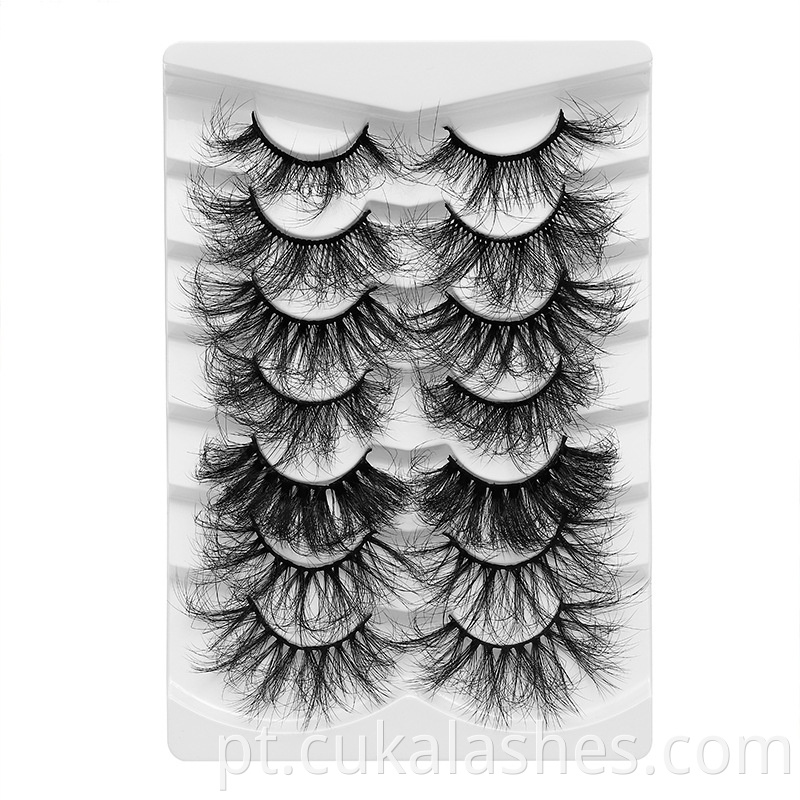 7 Pairs False Eyelashes